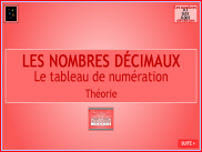 Les décimaux : généralités