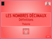 Les décimaux : le tableau de numération
