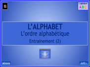 L'alphabet : l'ordre alphabétique (2)