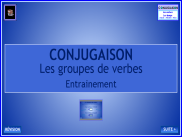 Conjugaison : entraînement - les groupes de verbes