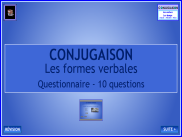 Conjugaison : test - les formes verbales