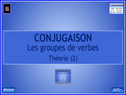 Conjugaison : théorie - les groupes de verbes