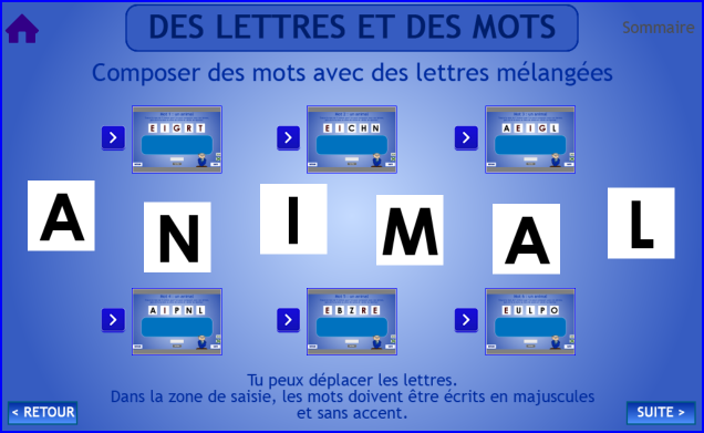 Des lettres et des mots (1)