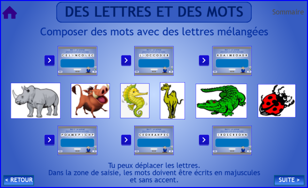 Des lettres et des mots (2)