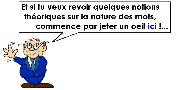 Lien vers la théorie sur la nature des mots