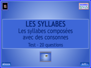 Les syllabes : Test (2)