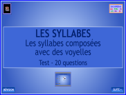 Les syllabes : Test (3)