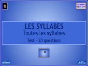 Les syllabes : Test (4)