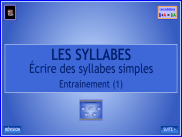 Écrire les syllabes (1)