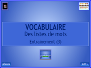 Vocabulaire - Les champs lexicaux (3)