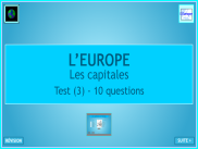 Questionnaire : les capitales des pays d'Europe