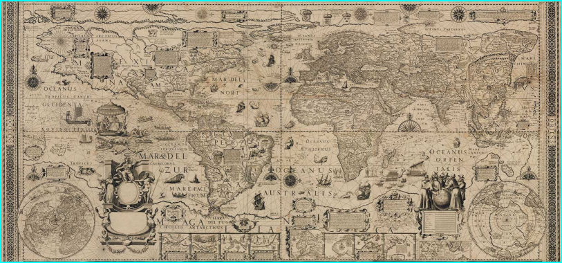Planisphère historique 1604
