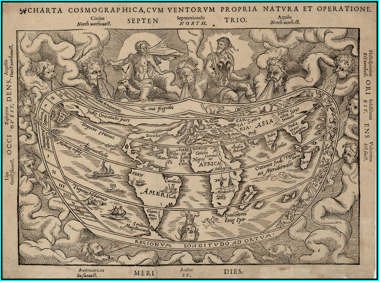 Planisphère historique 1550