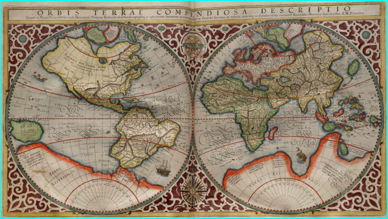 Planisphère historique 1587