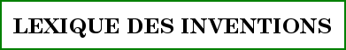Lien vers le lexique des inventions