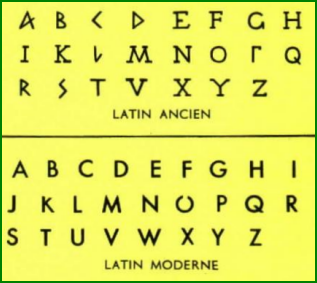 Les premiers alphabets