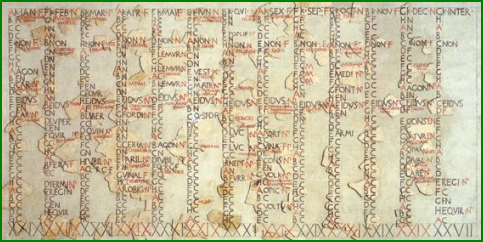 Un calendrier julien