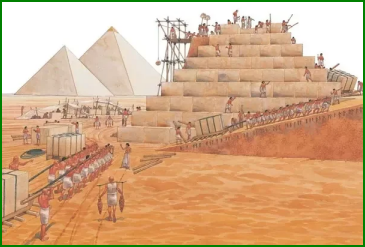 La construction des pyramides