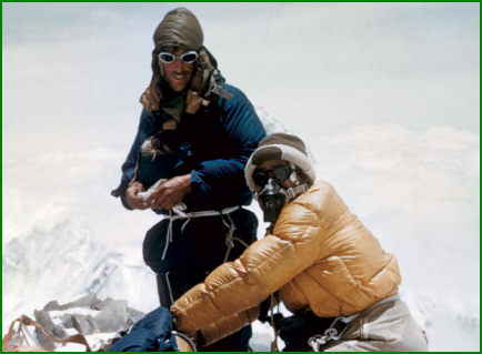 Edmund Hillary et Tensing Norgay