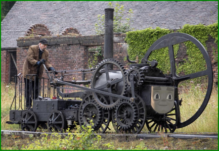 Les inventions de l'Époque Contemporaine : L'une des premières locomotives
