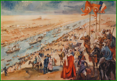 Inauguration du canal de Suez