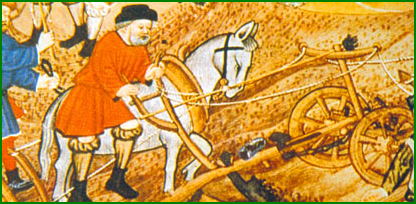 Le collier d'épaule au Moyen Âge