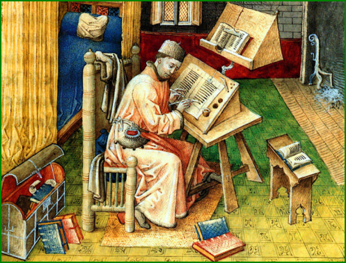 Ecriture au Moyen Âge