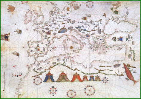 Les portulans au Moyen Âge