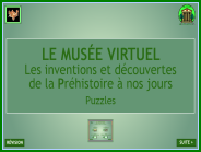 Lien vers activité en ligne : Puzzles sur les inventions