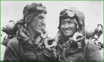 Edmund Hillary et Tensing Norgay