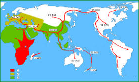 Migration des premiers hommes