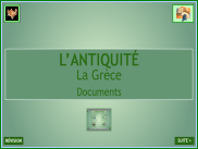 L'Antiquité : la Grèce - Documents