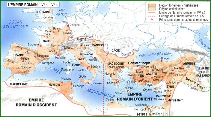 L'Empire Romain au 4ème siècle