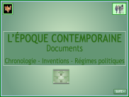 L'Époque contemporaine : chronologie et documents