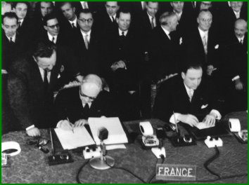 25 mars 1957 : signature du traité de Rome