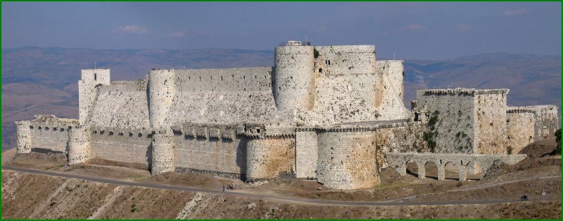 Forteresse des chevaliers croisés en Syrie (11e siècle)