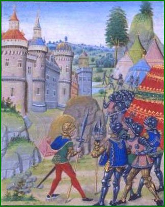 1373 - Bertrand du Guesclin assiège Brest