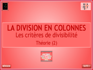 La division en colonnes - Théorie (2)