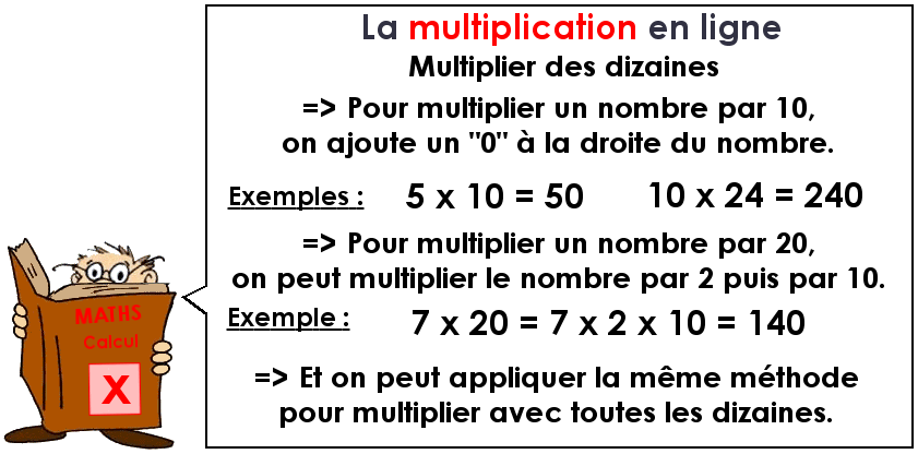 La multiplication en ligne (2)