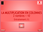 Calcul : La multiplication en colonnes - (1)