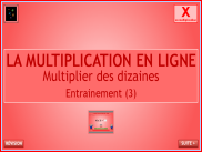 Calcul : La multiplication en ligne (9)