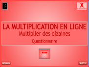 Calcul : La multiplication en ligne (Test 2)