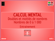 Calcul mental - Niveau 3 - Entrainement (3)