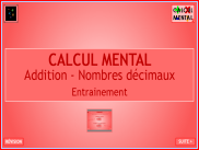 Calcul mental - Niveau 4 - Entrainement (1)