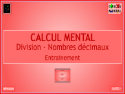 Calcul mental - Niveau 4 - Entrainement (4)