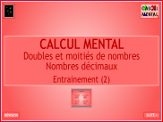 Calcul mental - Niveau 4 - Entrainement (6)
