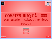 Activités en ligne : Manipulation, compter jusqu'à 1 000 - La théorie