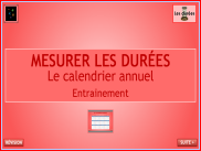Mesurer les durées : Le calendrier mensuel (1)