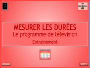 Mesurer les durées : Le programme TV (1)