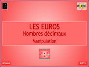 Théorie : Manipuler les euros